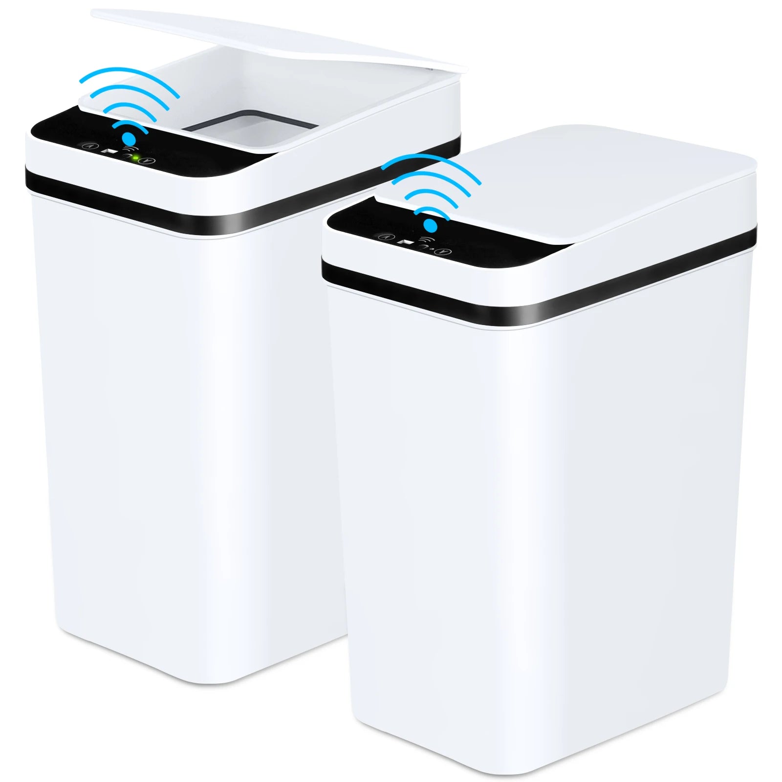 Motion Sensor Trash Can Set